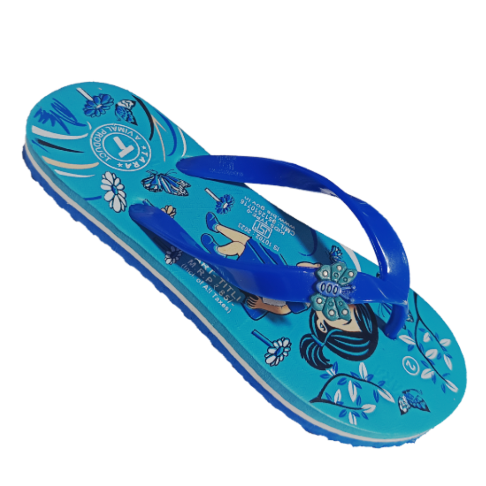 TARA Titli-Kids Rubber slippers 11*3 thumbnail 3