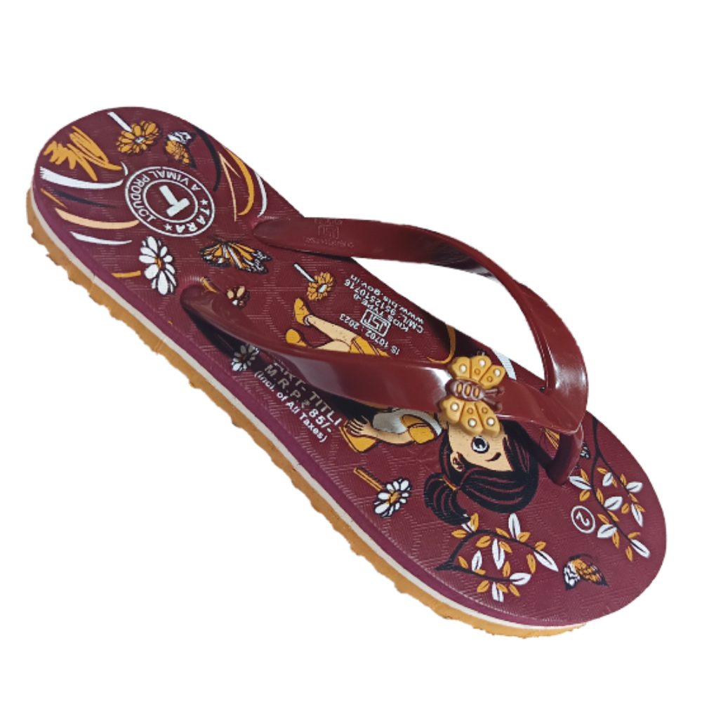 TARA Titli-Kids Rubber slippers 11*3 thumbnail 4
