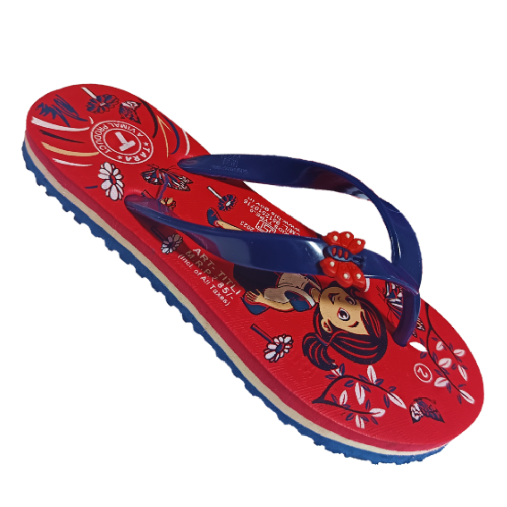 TARA Titli-Kids Rubber slippers 11*3 thumbnail 5