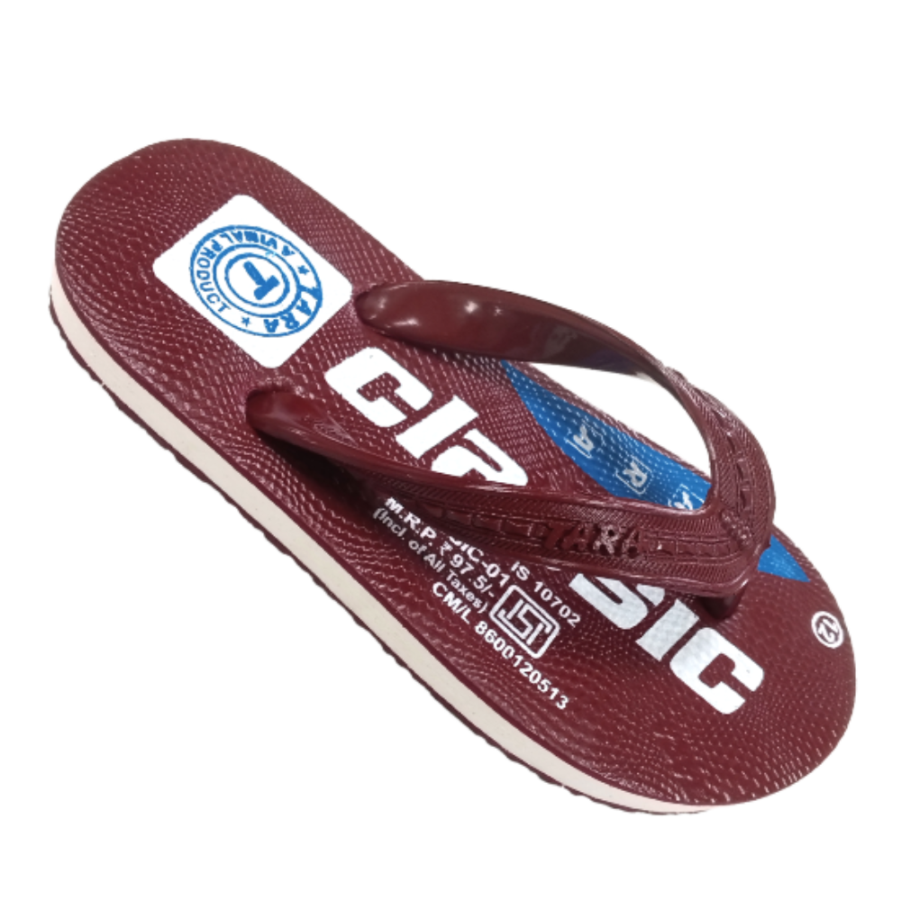TARA Classic-01-Kids Rubber slipper vshap 5*10