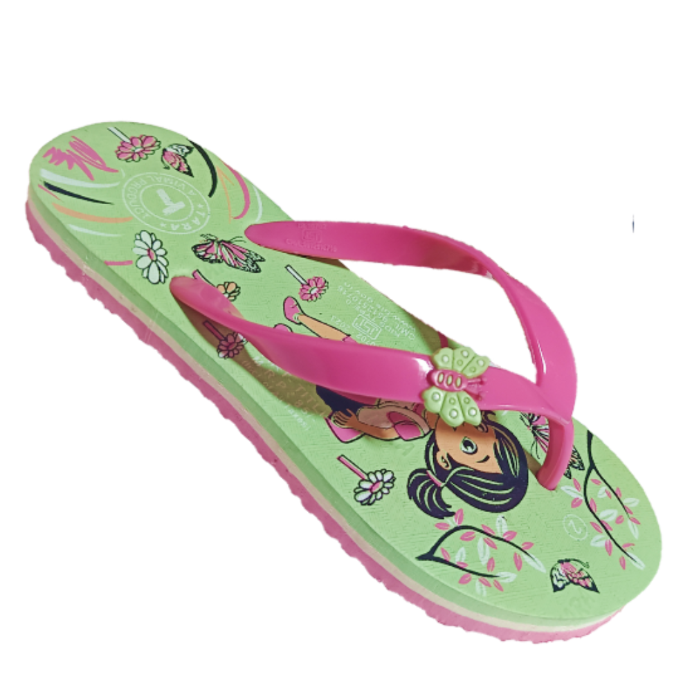 TARA Titli-Kids Rubber slippers 11*3